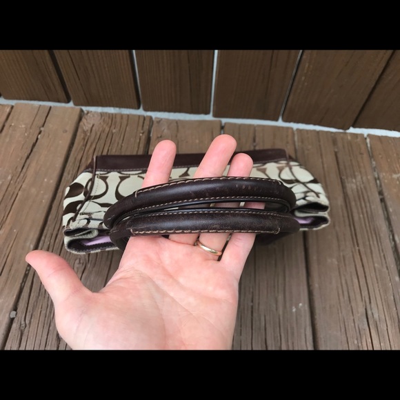 Coach Brown Fabric Hampton Madeline Tote 11557 - Picture 5 of 7